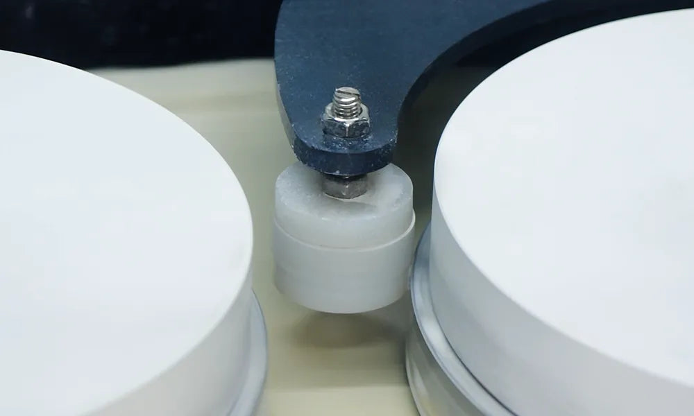 Close-up of a ap38 reinforced cap wheels