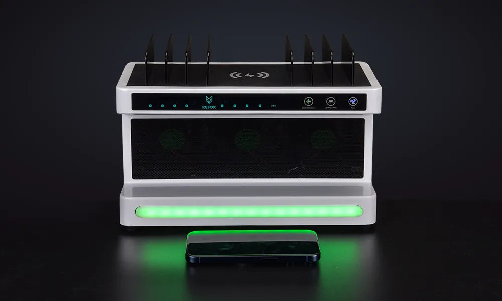 df45 deskcleaner with an iphone