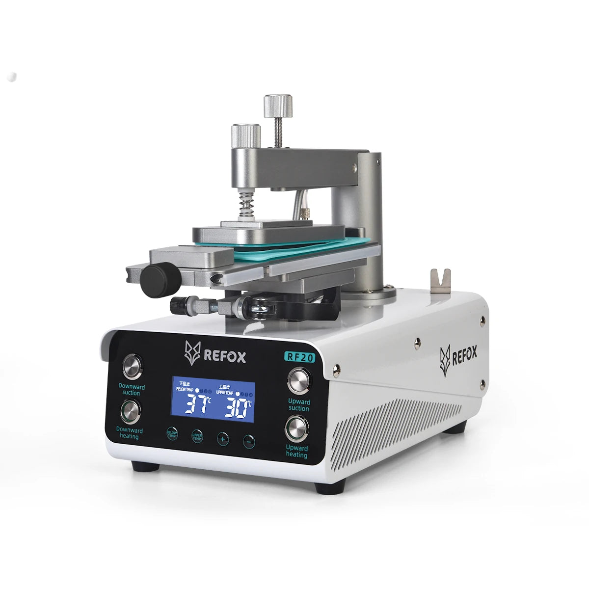 Устройство REDOX RF20 с цифровым дисплеем на белом фоне.