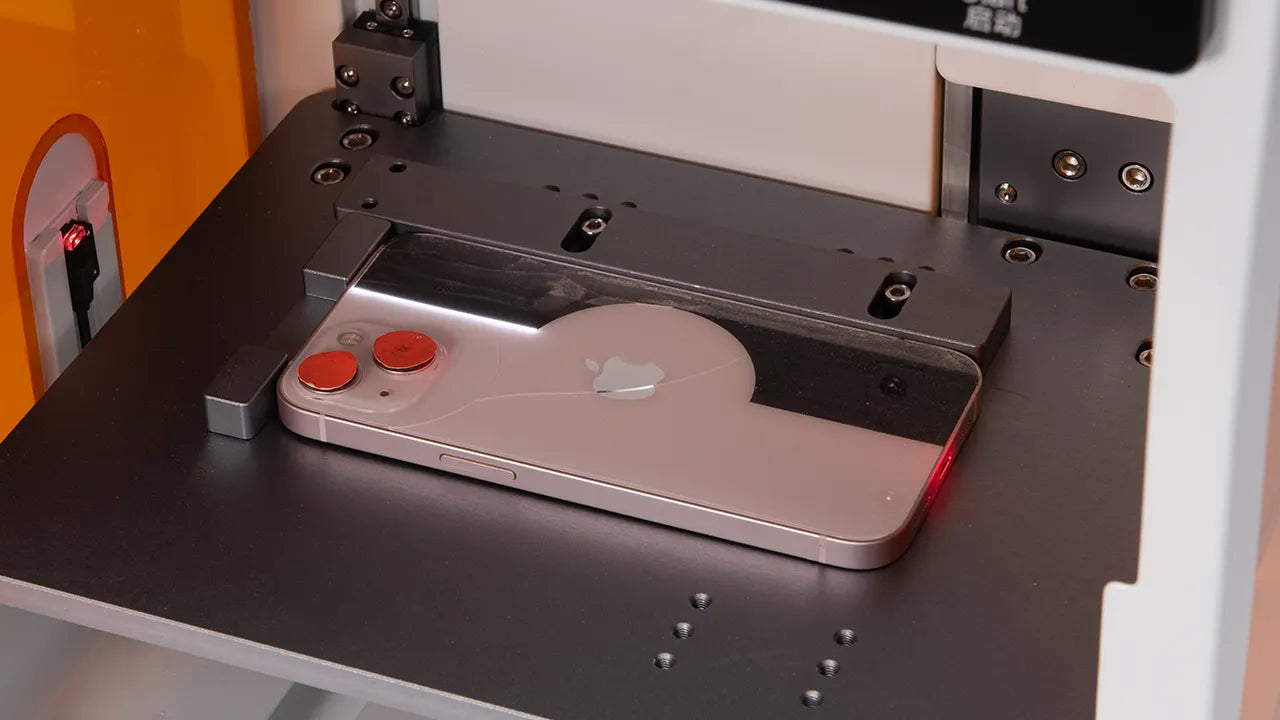 using rk10 to remove back glass