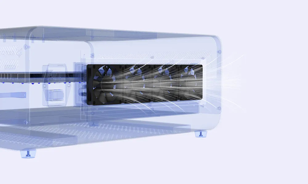 rm26 uv curing box cooling system