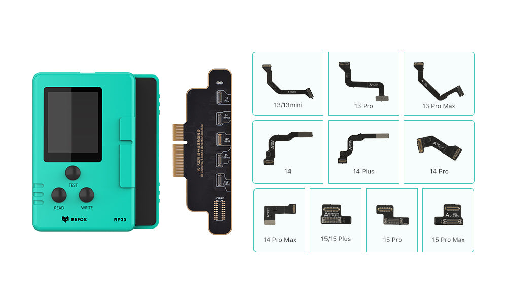 refox rp30 face id repair programmer for iphone 13 to 15 series