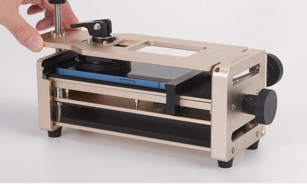 refox rs50 screen separation machine with a hand adjusting