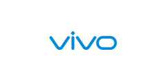 vivo logo on a white background