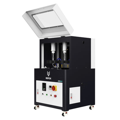 ap38 grinding and polishing machine with 'REFOX' branding on a white background