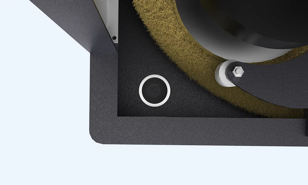 Close-up of a ap38 filter system