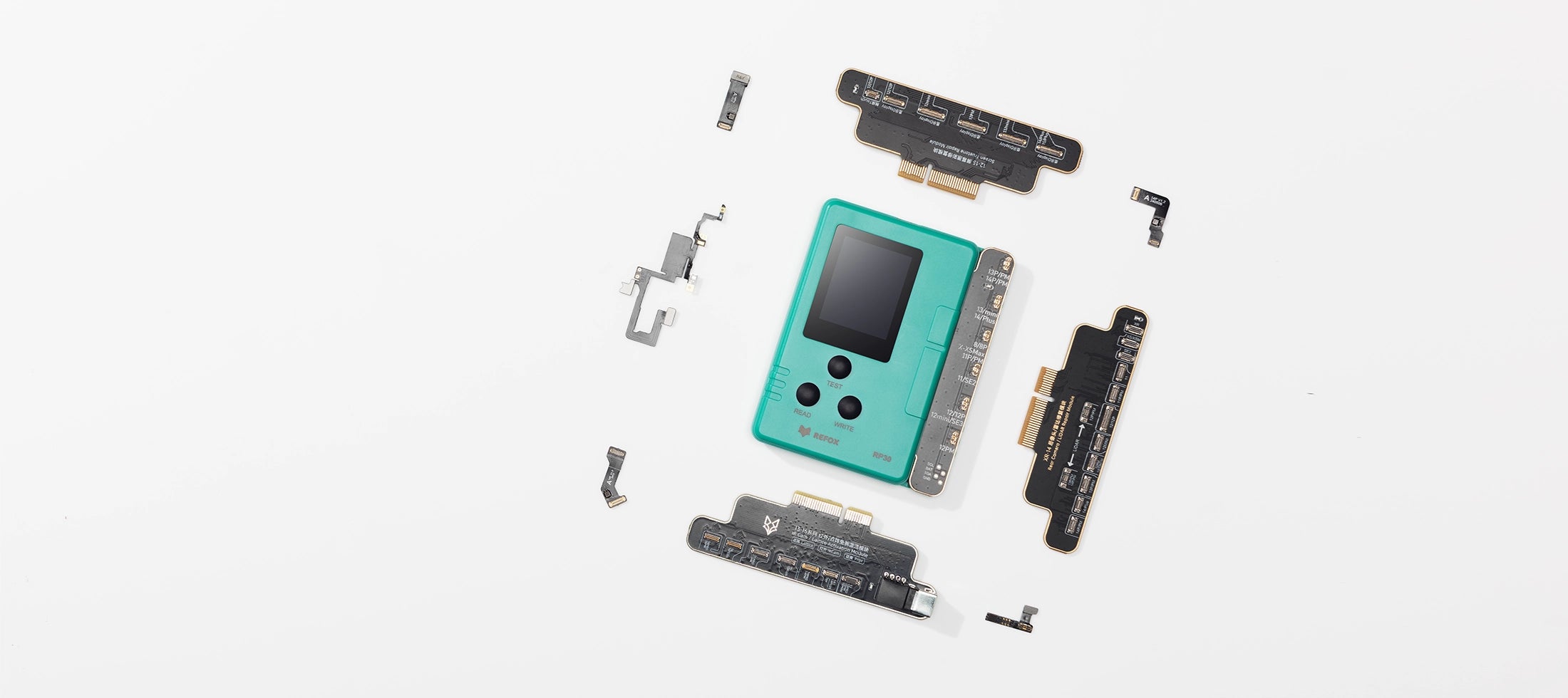 refox rp30 programmer and flex cables