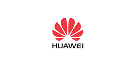 Huawei logo on a white background