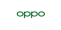 Oppo logo in green on a white background