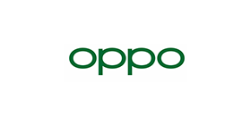 Oppo logo in green on a white background