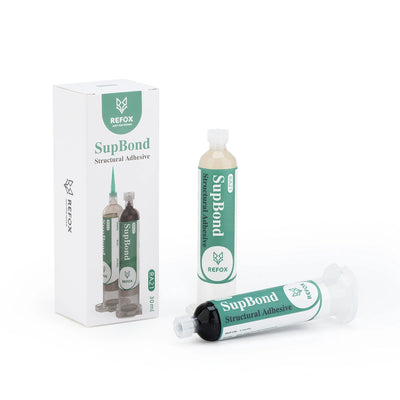 SupBond structural adhesive with packaging on a white background