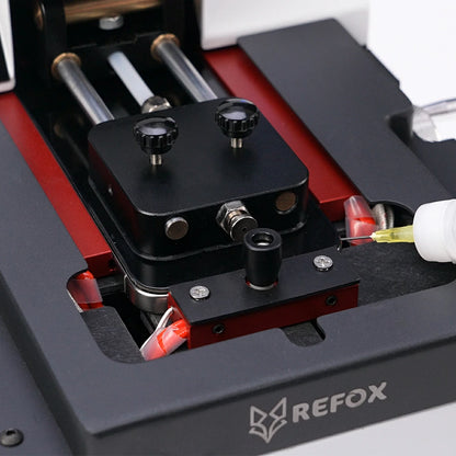 Close-up of a refox iseparator