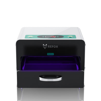 Refox UV light curing machine on a white background