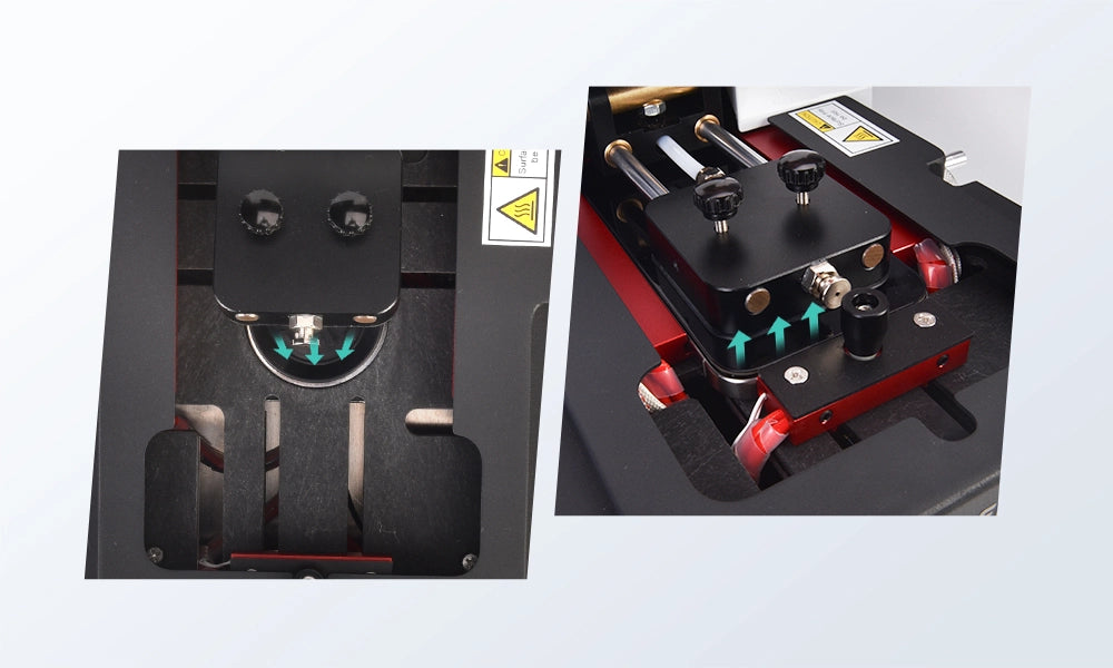 Close-up of a rf40 vacuum suction