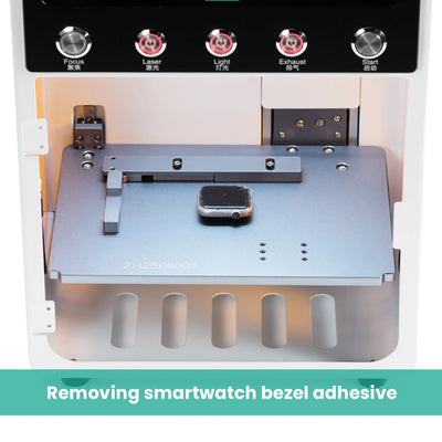 Removing smartwatch smartwatch bezel adhesive