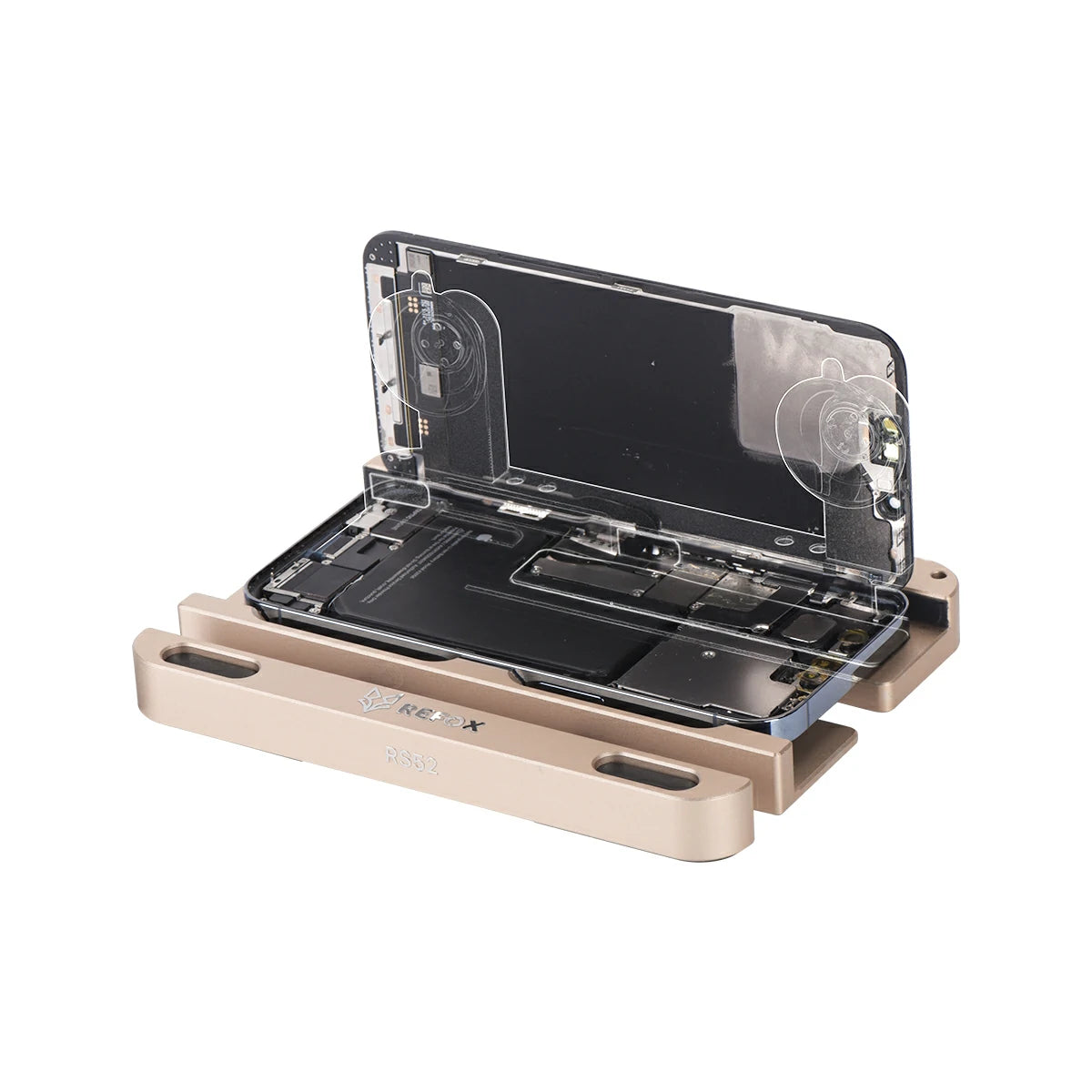 rs52 holding a phone screen