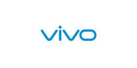 vivo logo on a white background